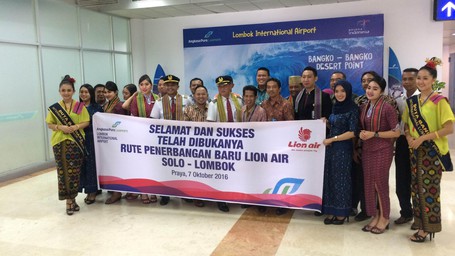 Lion air buka rute baru lombok - solo untuk tingkatkan pariwisata lombok